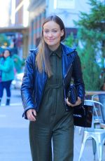 OLIVIA WILDE Out and About in New York 10/26/2015