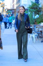 OLIVIA WILDE Out and About in New York 10/26/2015