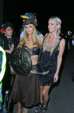 PARIS and NICKY HILTON at George Clooney