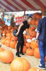 PARIS BERELC at a Pumpkin Patch in Los Angeles 10/16/2015