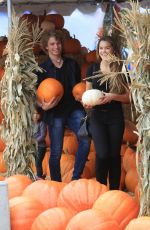 PARIS BERELC at a Pumpkin Patch in Los Angeles 10/16/2015