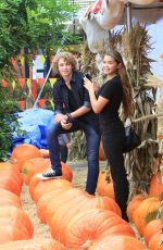 PARIS BERELC at a Pumpkin Patch in Los Angeles 10/16/2015