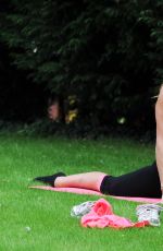 PASCAL CRAYMER Working Out at a Park in Essex 09/26/2015