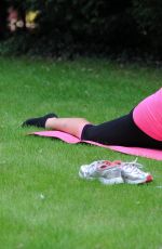 PASCAL CRAYMER Working Out at a Park in Essex 09/26/2015