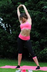 PASCAL CRAYMER Working Out at a Park in Essex 09/26/2015