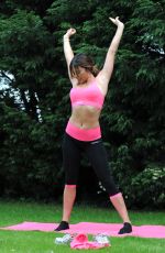 PASCAL CRAYMER Working Out at a Park in Essex 09/26/2015