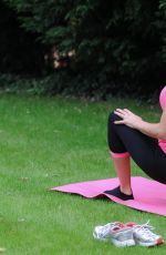 PASCAL CRAYMER Working Out at a Park in Essex 09/26/2015