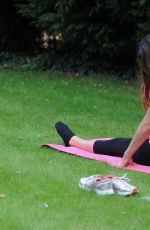 PASCAL CRAYMER Working Out at a Park in Essex 09/26/2015
