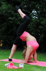 PASCAL CRAYMER Working Out at a Park in Essex 09/26/2015