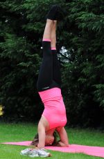 PASCAL CRAYMER Working Out at a Park in Essex 09/26/2015
