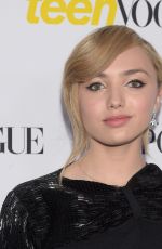 PEYTON LIST at Teen Vogue’s 13th Annual Young Hollywood Issue Launch Party in Los Angeles 10/02/2015