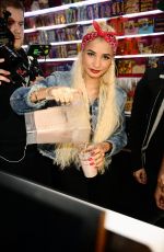 PIA MIA PEREZ at Archies Fast Food & Shakes in Manchester 10/20/2015