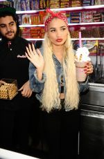 PIA MIA PEREZ at Archies Fast Food & Shakes in Manchester 10/20/2015