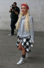 PIA MIA PEREZ Leaves BBC Radio 1 Studio in London 10/23/2015