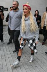 PIA MIA PEREZ Leaves BBC Radio 1 Studio in London 10/23/2015