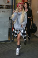 PIA MIA PEREZ Leaves BBC Radio 1 Studio in London 10/23/2015