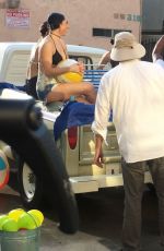 PIA MIA PEREZ on the Set of a Music Video in Santa Monica 10/13/2015