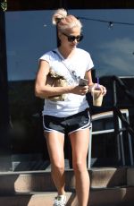 PIXIE LOTT at a Pilates Class in Los Angeles 10/01/2015