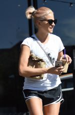 PIXIE LOTT at a Pilates Class in Los Angeles 10/01/2015