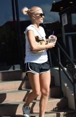 PIXIE LOTT at a Pilates Class in Los Angeles 10/01/2015