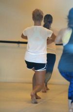 PIXIE LOTT at a Pilates Class in Los Angeles 10/01/2015