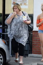 PIXIE LOTT in Shoerts Out and About in Los Angeles 10/18/2015