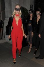 POPPY DELEVINGNE at Eva Cavalli’s Masquerade Ball in London 10/09/2015