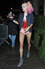 POPPY DELEVINGNE at Unicef Halloween Ball in London 10/29/2015