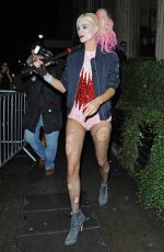 POPPY DELEVINGNE at Unicef Halloween Ball in London 10/29/2015