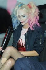 POPPY DELEVINGNE at Unicef Halloween Ball in London 10/29/2015
