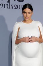 Pregnant KIM KARDASHIAN at InStyle Awards 2015 in Los Angeles 10/26/2015