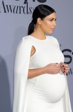 Pregnant KIM KARDASHIAN at InStyle Awards 2015 in Los Angeles 10/26/2015