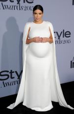 Pregnant KIM KARDASHIAN at InStyle Awards 2015 in Los Angeles 10/26/2015