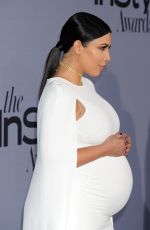 Pregnant KIM KARDASHIAN at InStyle Awards 2015 in Los Angeles 10/26/2015