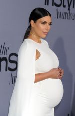 Pregnant KIM KARDASHIAN at InStyle Awards 2015 in Los Angeles 10/26/2015