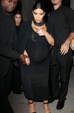 Pregnant KIM KARDASHIAN Leaves Craig