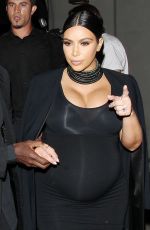 Pregnant KIM KARDASHIAN Leaves Craig