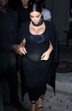 Pregnant KIM KARDASHIAN Leaves Craig