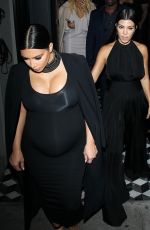 Pregnant KIM KARDASHIAN Leaves Craig