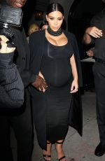 Pregnant KIM KARDASHIAN Leaves Craig