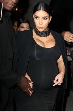 Pregnant KIM KARDASHIAN Leaves Craig
