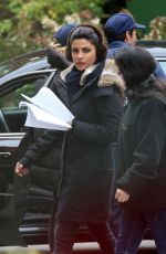 PRIYANKA CHOPRA on the Set of Quantico in Monrteal, 10/14/2015