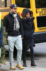 PRIYANKA CHOPRA on the Set of Quantico in Monrteal, 10/14/2015