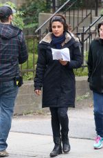 PRIYANKA CHOPRA on the Set of Quantico in Monrteal, 10/14/2015