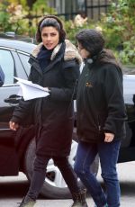 PRIYANKA CHOPRA on the Set of Quantico in Monrteal, 10/14/2015