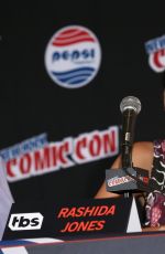 RASHIDA JONES at tnt/tbs Panel at Comic-con in New York 10/09/2015