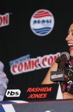 RASHIDA JONES at tnt/tbs Panel at Comic-con in New York 10/09/2015