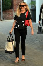 REESE WITHERSPOON Arrives at Buchon for Dinner 10/06/2015