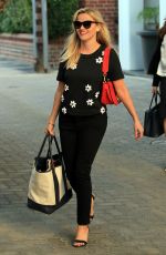 REESE WITHERSPOON Arrives at Buchon for Dinner 10/06/2015