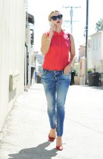REESE WITHERSPOON in Jeans Out in Los Angeles 09/30/2015